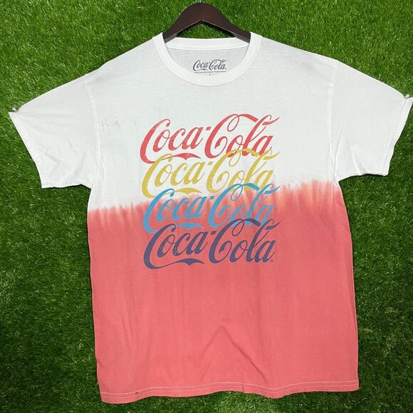 Coca-Cola Graphic Tie-dye T-shirt size Large - Picture 4 of 6